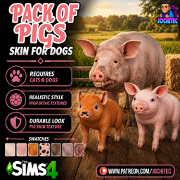 Pack of pigs by Jochi logo