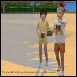 [Sminchii] Drinking pineapple juice - kids version project image
