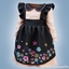 Toddler - Floral embroidered pinafore dress logo