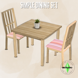 Simple Dining Set
