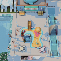 🏊🏻 Neighborhood family pool - no cc - sims 4 👙 project image