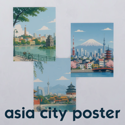Asia City Poster project image