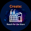 Create Reach the Stars logo
