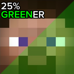 It's 25% Greener! logo