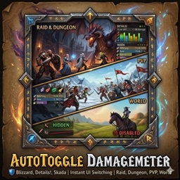 AutoToggleDamageMeter logo