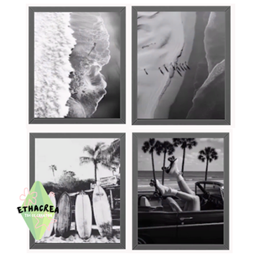 Black and White Beach logo