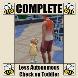COMPLETE Less Autonomous Check on Toddler logo