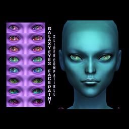 Galaxy Eyes - Face Paint logo