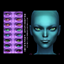 Galaxy Eyes - Face Paint logo