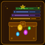 Blocky Scrolling Loot logo