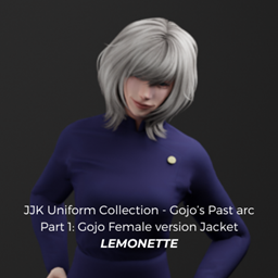 JJK Uniform Collection - Gojo’s Past arc Part 1:  Gojo Female Jacket project image