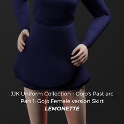 JJK Uniform Collection - Gojo’s Past arc Part 1:  Gojo Female Skirts project image