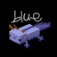 BlueAxolotl!  your everyday modpack! (With cosmetics, fullbright, keystrokes, and many more) logo