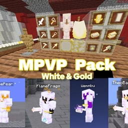 MacePVP Pack White & Gold logo