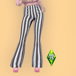 Bettlejuice inspired trousers logo