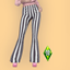 Bettlejuice inspired trousers logo