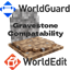 Gravestone + World Guard logo