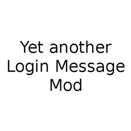 YetAnotherLoginMessageMod logo