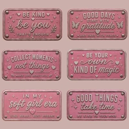Pretty Little Reminders - Vintage Blush Pink Signs project image