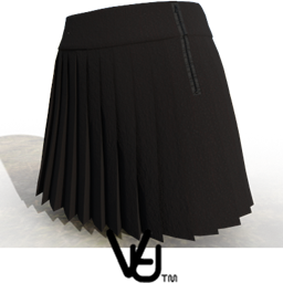 Paula Child Black Pleated Skirt project image