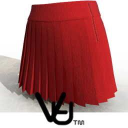 Paula Child red Pleated Skirt project image