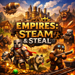 Empires Steam and Steal logo