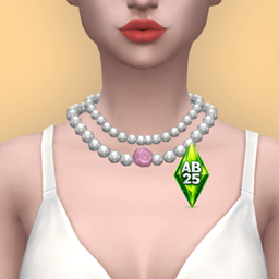 Pearls N Roses Necklace logo