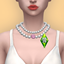 Pearls N Roses Necklace logo