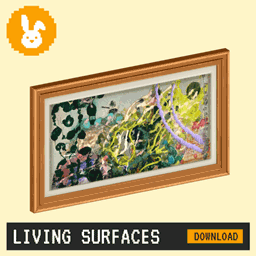 Raster Rabbit: Last Chance - LIVING SURFACES Abstract Collection (21 Paintings) logo