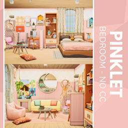 Pinklet Bedroom - No CC project image