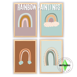Rainbow paintings logo