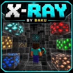 X-ray with glowing ore project image