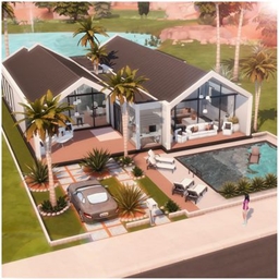 Base Game - Black White Family Home logo