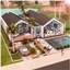 Base Game - Black White Family Home logo