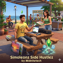 Simoleonz Side Hustlez by Midnitetech - Tradução PTBR