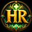 HealReforged (HR) logo