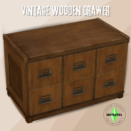 Vintage Wooden Drawer logo