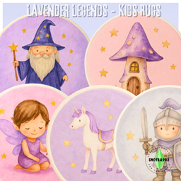 Lavender Legends - Kids Rugs logo