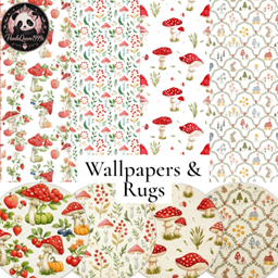 🍄 Woodland Forager Wallpaper & Rug Set project image