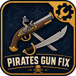 Pirates & treasures GUNFIX logo