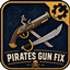 Pirates & treasures GUNFIX logo