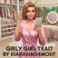 Girly Girl Trait by KiaraSims4Mods logo