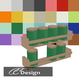 A lovely wooden shelf featuring several canisters. project image
