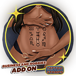 Business and Hobbies ADD ON - Tattoo Stamps - ZODIAC Set logo