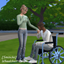 [Sminchii] Wheelchair couple poses logo