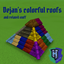 Dejan's colorful roofs logo