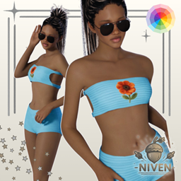 Sunflower Two Piece Outfit logo