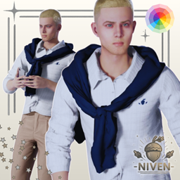 Preppy of You - A Shirt with a Polo Over the Shoulder logo