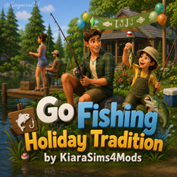 Go Fishing HolidayTradition by KiaraSims4Mods - Tradução PTBR project image