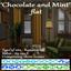 Chocolat and mint Flat logo
